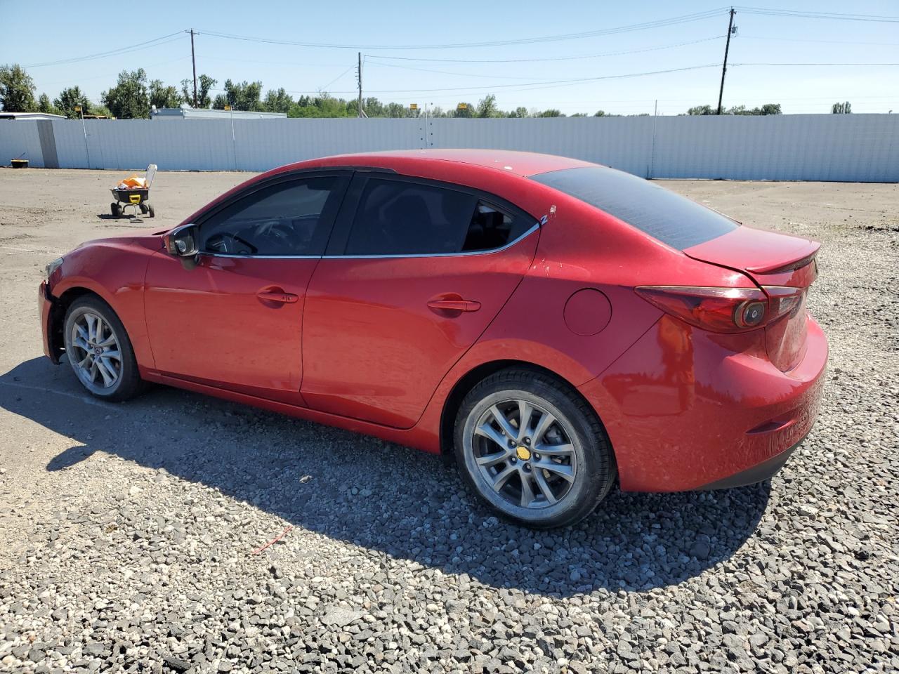 MAZDA 3 TOURING 2016 red  gas JM1BM1V77G1300101 photo #3