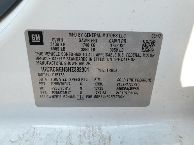 2017 CHEVROLET SILVERADO - 1GCRCNEH3HZ382901