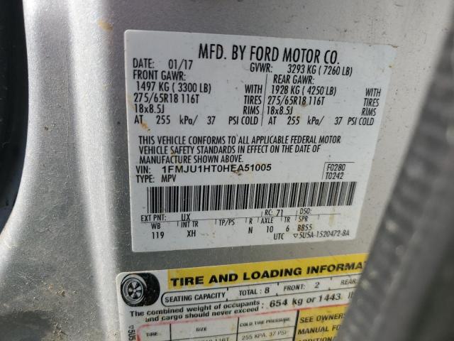 2017 FORD EXPEDITION - 1FMJU1HT0HEA51005