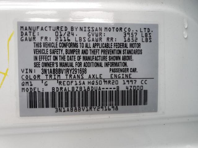 2024 NISSAN SENTRA S - 3N1AB8BV1RY291698