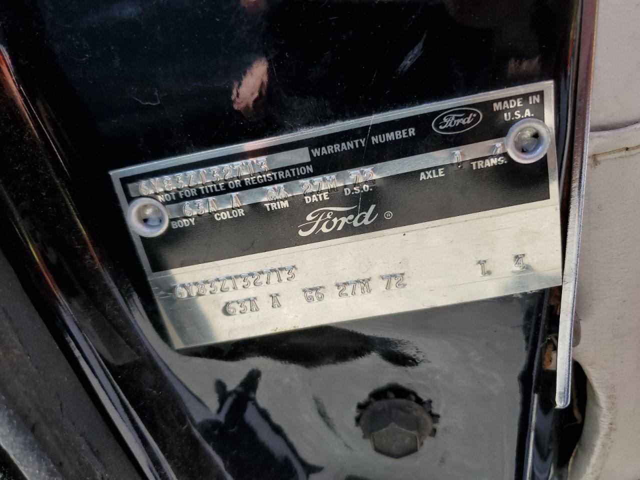 6Y83Z132713 1966 Ford Thunderbir