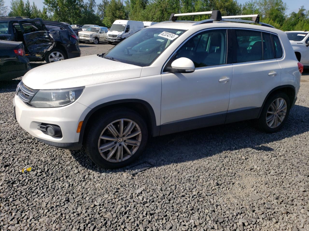 Lot #2792073891 2012 VOLKSWAGEN TIGUAN S