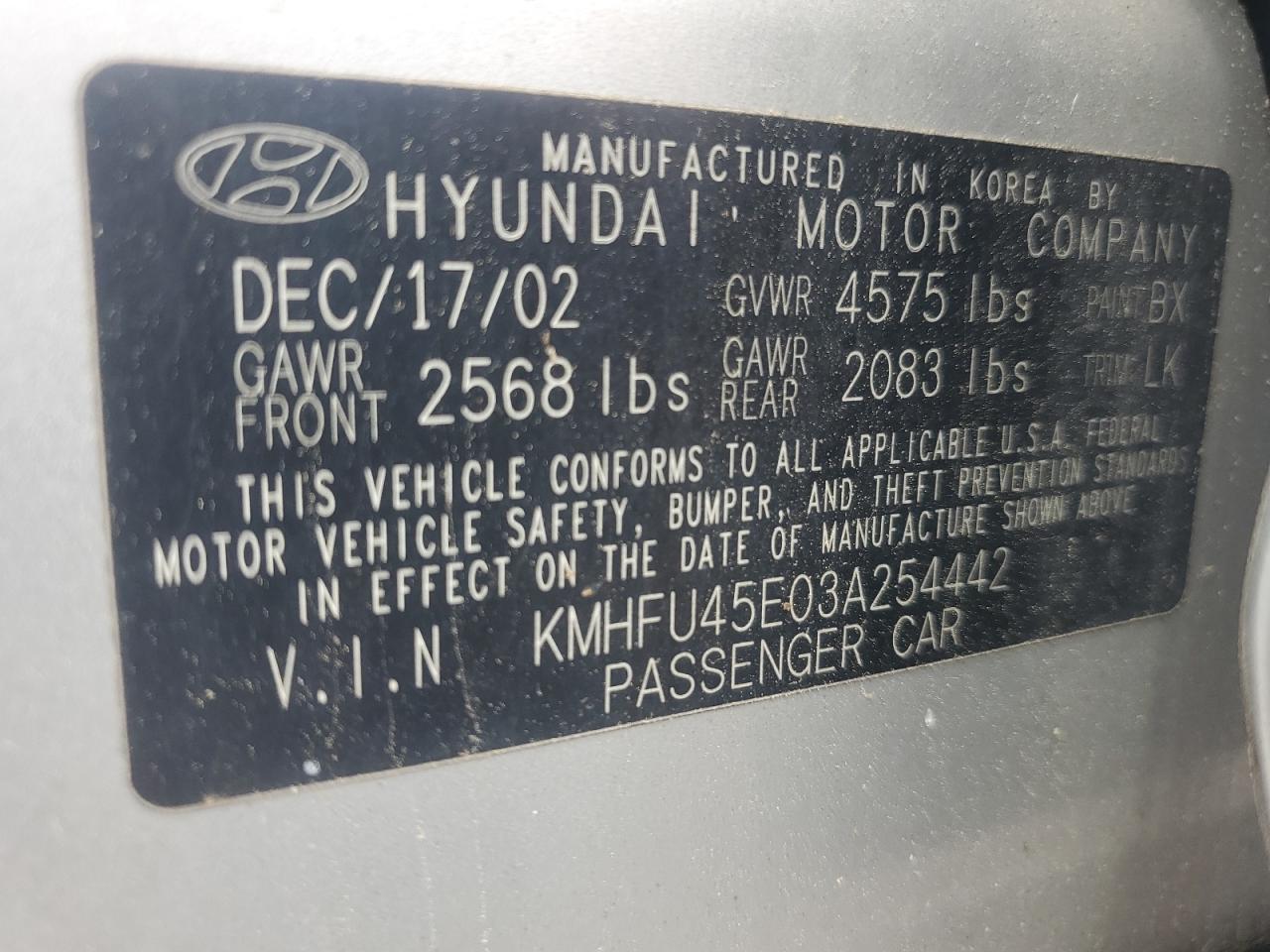 KMHFU45E03A254442 2003 Hyundai Xg 350