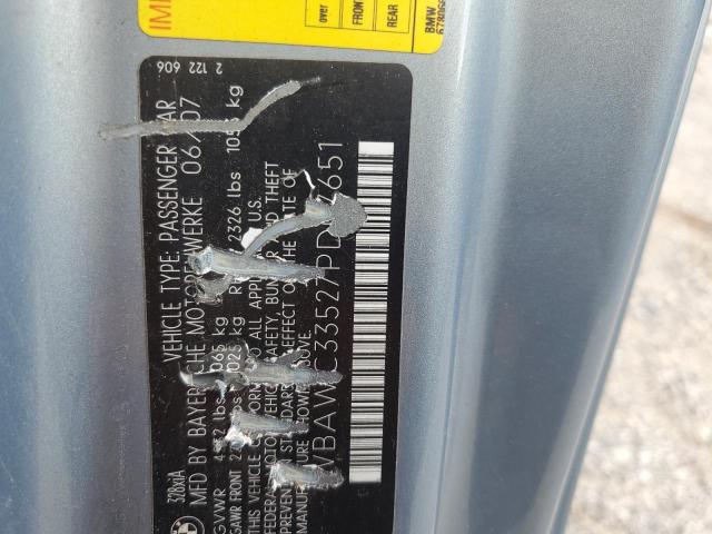 2007 BMW 328 Xi VIN: WBAWC33527PD07651 Lot: 61154984