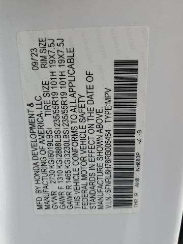 2024 HONDA ODYSSEY SP 5FNRL6H78RB005464