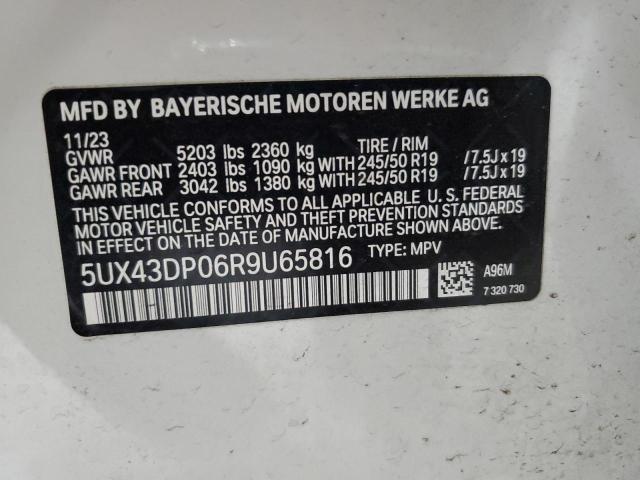 5UX43DP06R9U65816 2024 BMW X3 - Image 13