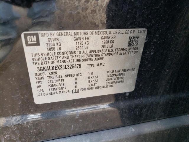 2018 GMC Terrain Denali VIN: 3GKALXEX2JL325476 Lot: 61416094