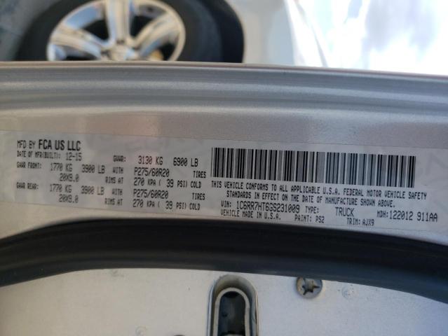 2016 Ram 1500 Sport VIN: 1C6RR7HT6GS231009 Lot: 62508954