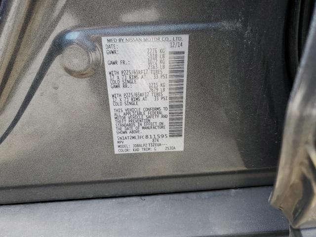 2015 NISSAN ROGUE S - 5N1AT2ML3FC811595