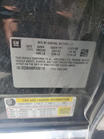 2012 Chevrolet Malibu 1Lt VIN: 1G1ZC5E00CF208118 Lot: 60037394