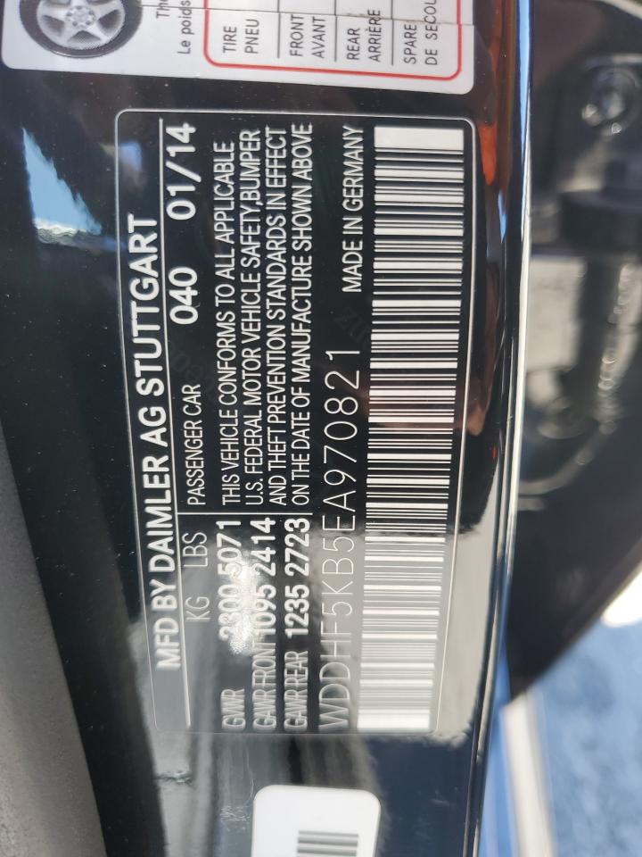 WDDHF5KB5EA970821 2014 Mercedes-Benz E 350