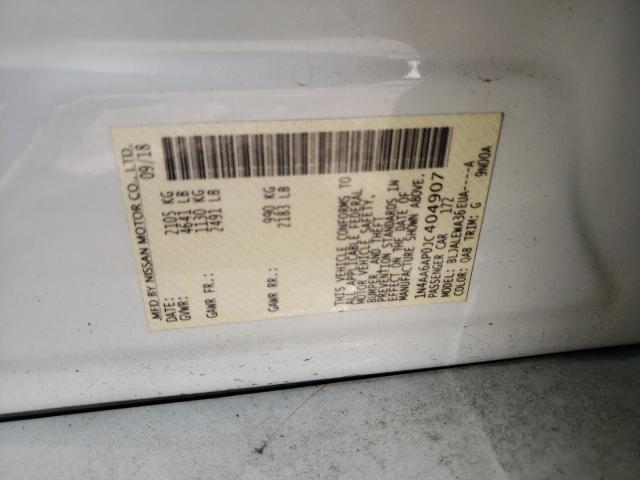 2018 NISSAN MAXIMA 3.5 - 1N4AA6AP0JC404907