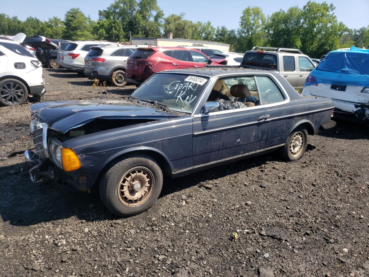 MERCEDES-BENZ 300 CDT 1984 blue coupe diesel WDBAB53A3EA071564 photo #1