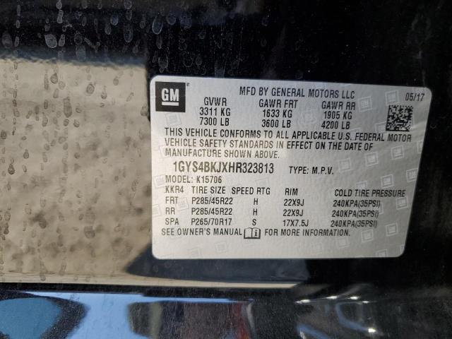 2017 CADILLAC ESCALADE L - 1GYS4BKJXHR323813