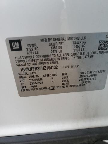 2017 CADILLAC XT5 PLATIN - 1GYKNFRS5HZ104132