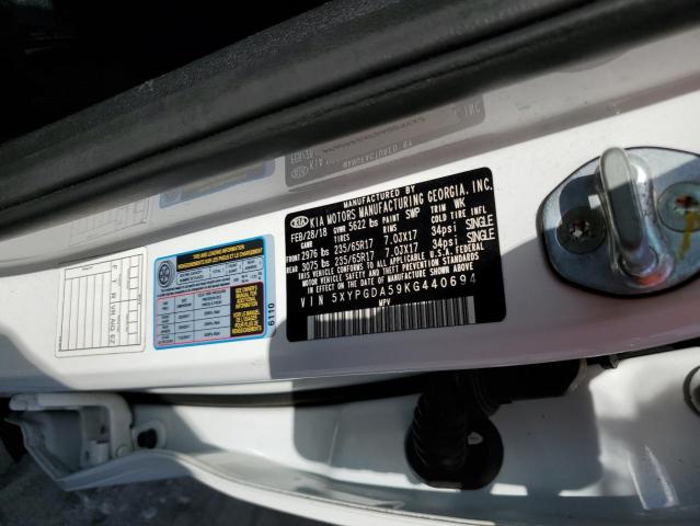 2019 KIA SORENTO LX - 5XYPGDA59KG440694