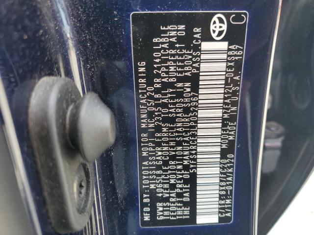 2020 TOYOTA COROLLA SE - 5YFS4RCE3LP052967