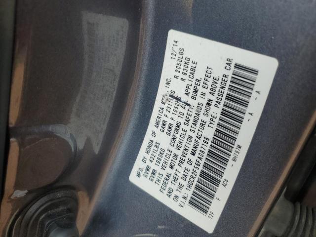 2015 HONDA ACCORD SPO - 1HGCR2F56FA087196