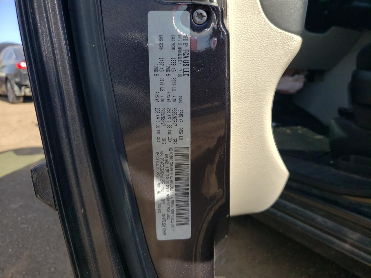 2C4RDGCG7GR401252 2016 Dodge Grand Caravan Sxt