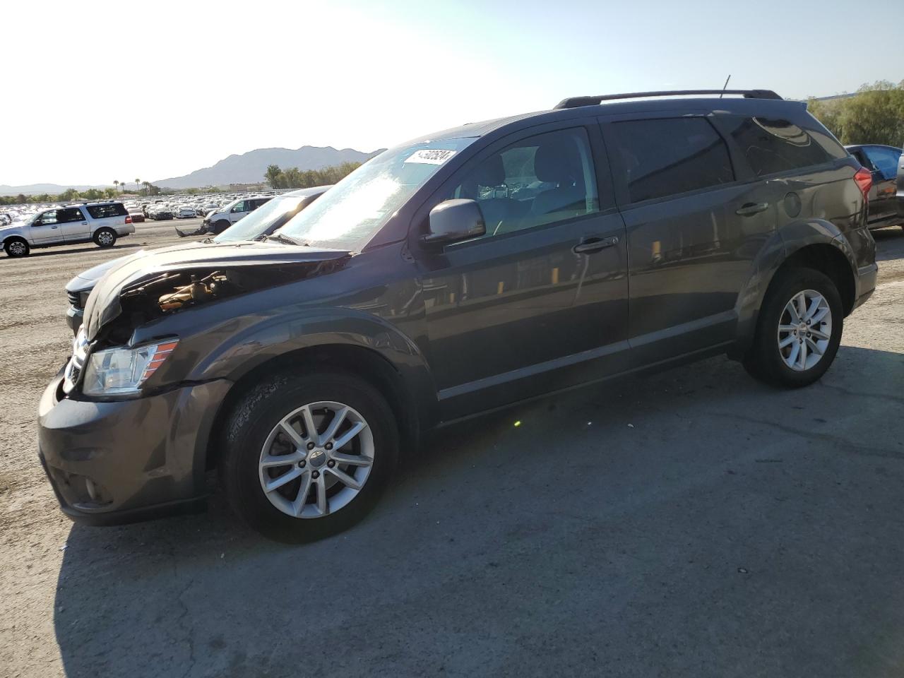 DODGE JOURNEY SX 2017 gray 4dr spor gas 3C4PDCBB3HT529847 photo #1