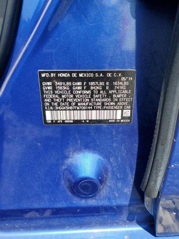 2015 HONDA FIT EX - 3HGGK5H87FM709144