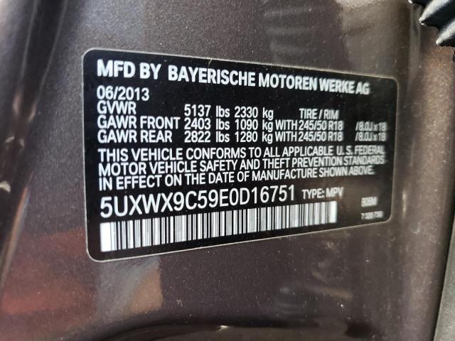 VIN 5UXWX9C59E0D16751 2014 BMW X3, Xdrive28I no.13