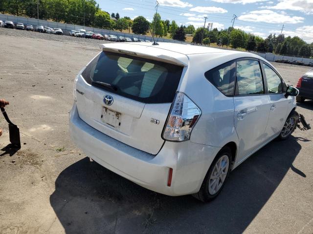 TOYOTA PRIUS V 2014 white  hybrid engine JTDZN3EU2E3308797 photo #4