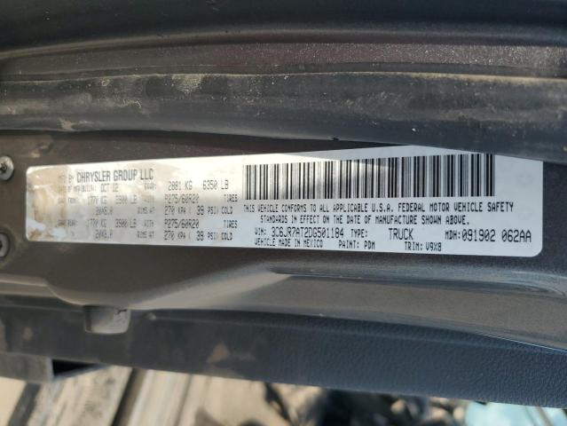 2013 Ram 1500 St VIN: 3C6JR7AT2DG501184 Lot: 62561044