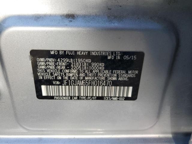 2015 Subaru Impreza Limited VIN: JF1GJAM65FH016470 Lot: 60554824
