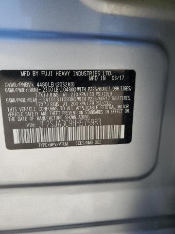 2017 Subaru Forester 2.5I Premium VIN: JF2SJAGC9HH575983 Lot: 61142234