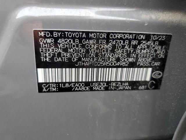 2024 LEXUS IS 500 F S JTHAP1D25R5004982