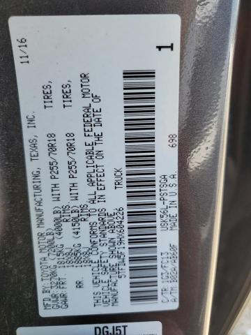 2017 TOYOTA TUNDRA CRE - 5TFDW5F19HX604226