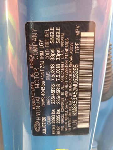 2021 HYUNDAI KONA ULTIM - KM8K53A52MU623295