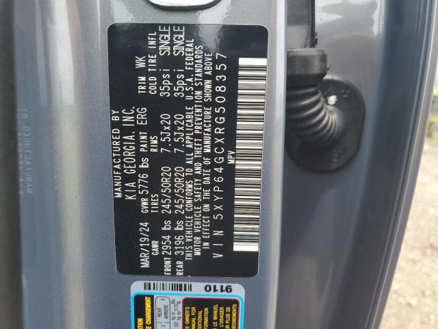 2024 Kia Telluride S VIN: 5XYP64GCXRG508357 Lot: 61717924