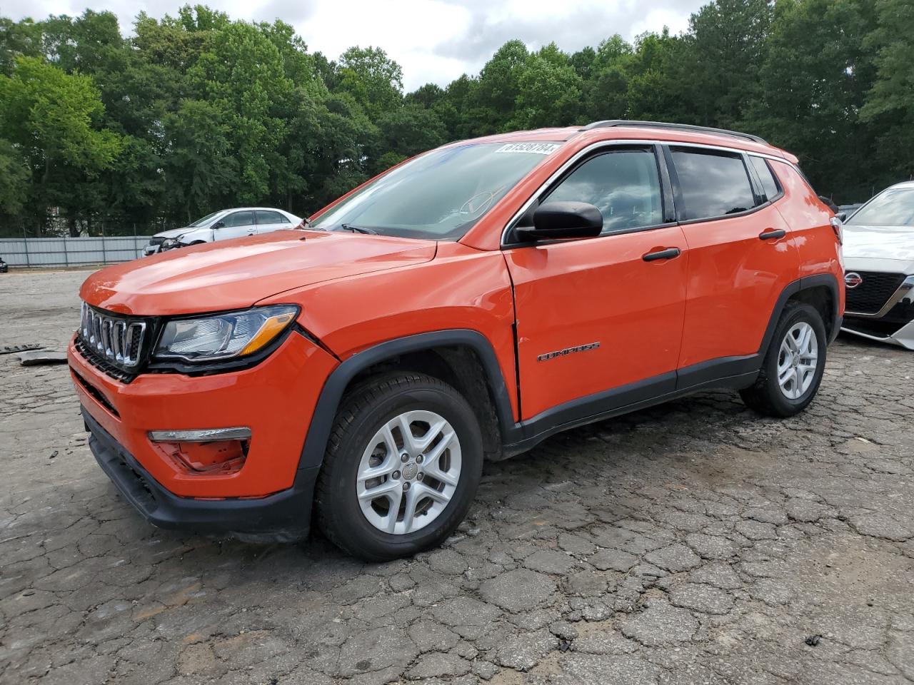 2020 Jeep Compass Sport vin: 3C4NJCAB7LT147685