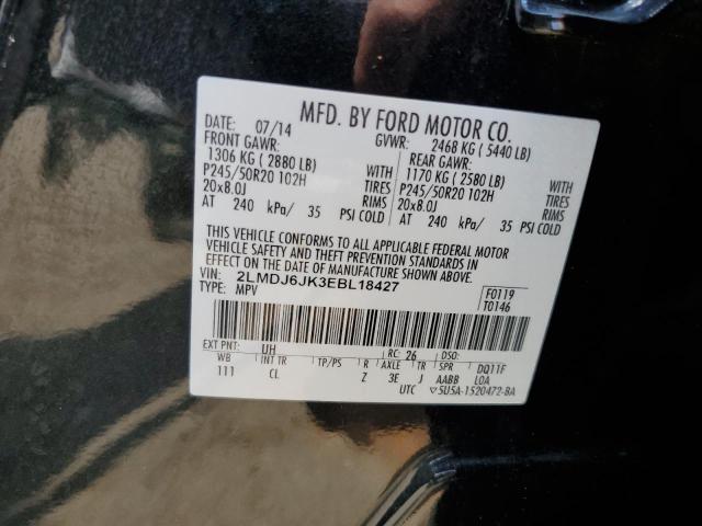 VIN 2LMDJ6JK3EBL18427 2014 Lincoln MKX no.13