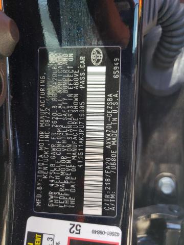 4T1G11AK3PU719985 2023 TOYOTA CAMRY - Image 12