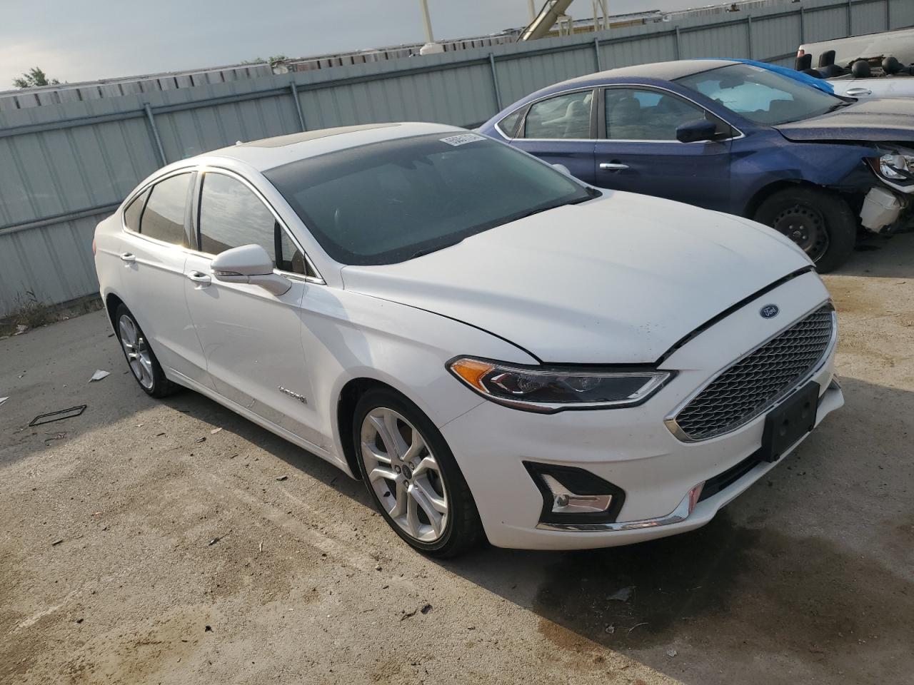 Lot #2807075443 2019 FORD FUSION TIT