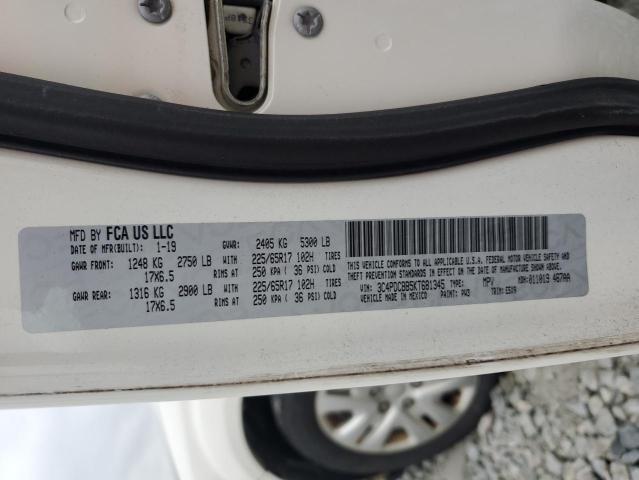 2019 Dodge Journey Se VIN: 3C4PDCBB5KT681345 Lot: 61419644