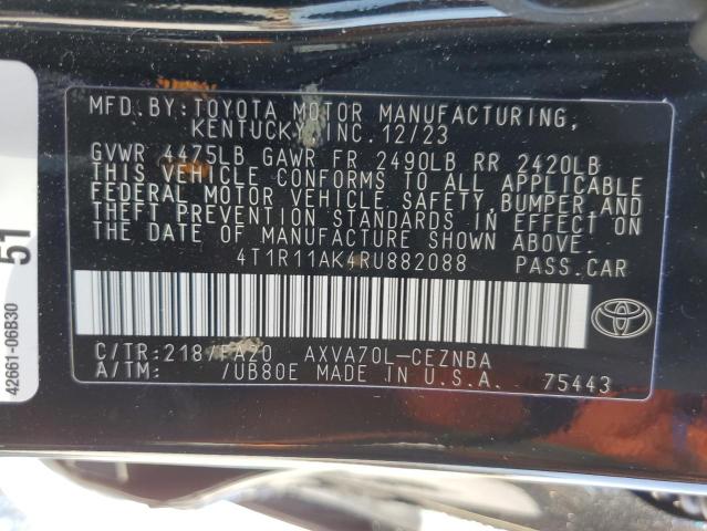 VIN 4T1R11AK4RU882088 2024 Toyota Camry, LE no.12