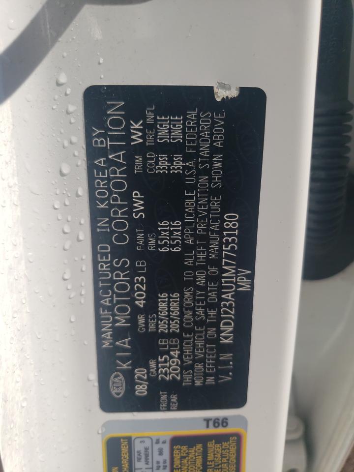 KNDJ23AU1M7753180 2021 Kia Soul Lx