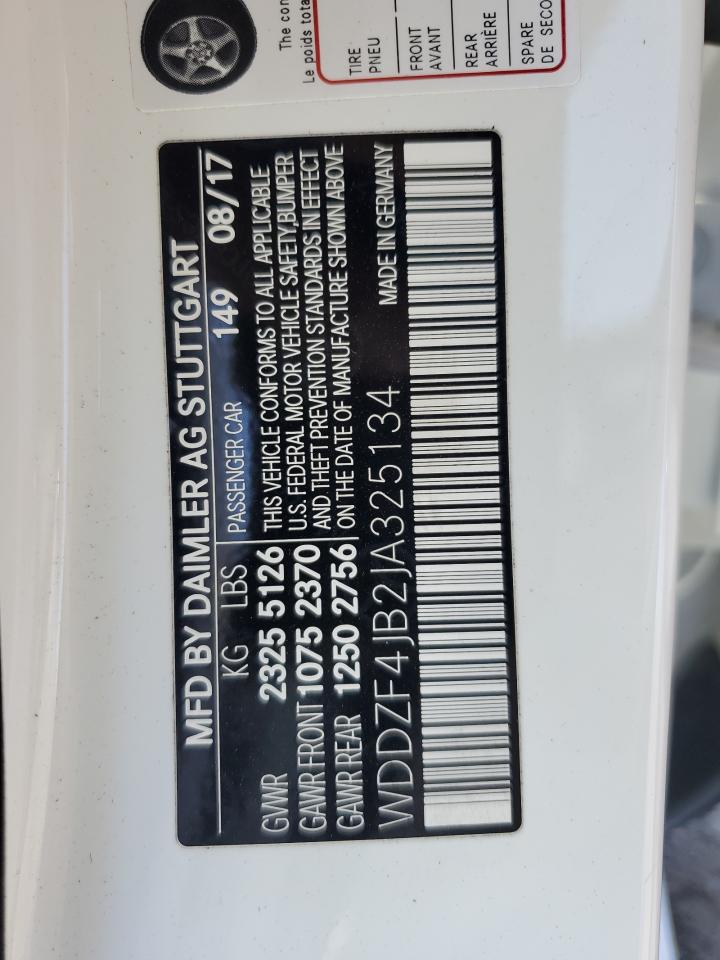 WDDZF4JB2JA325134 2018 Mercedes-Benz E 300