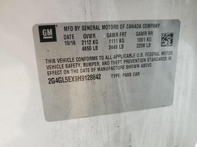 2017 BUICK REGAL SPOR - 2G4GL5EX9H9128842