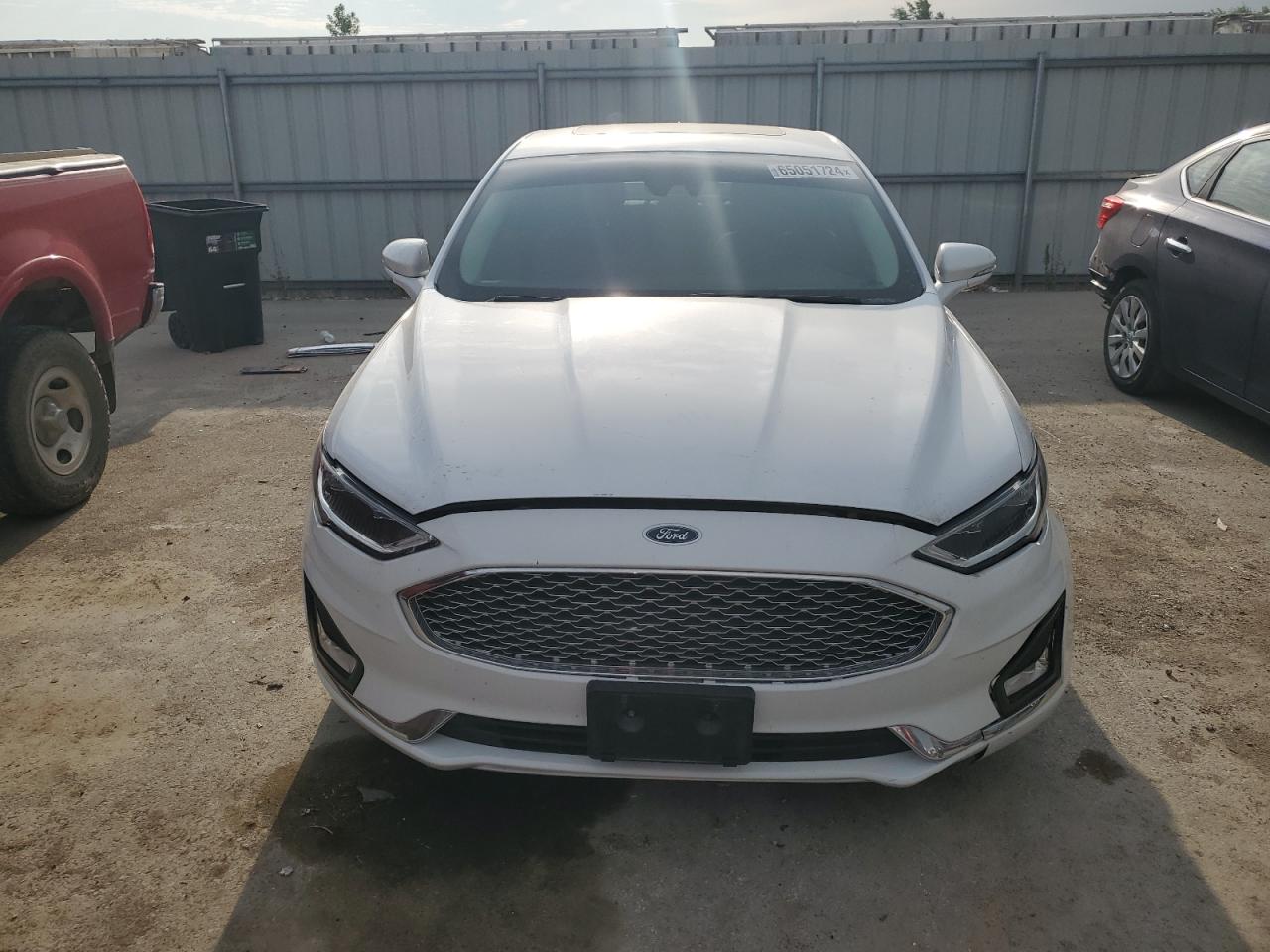 Lot #2807075443 2019 FORD FUSION TIT