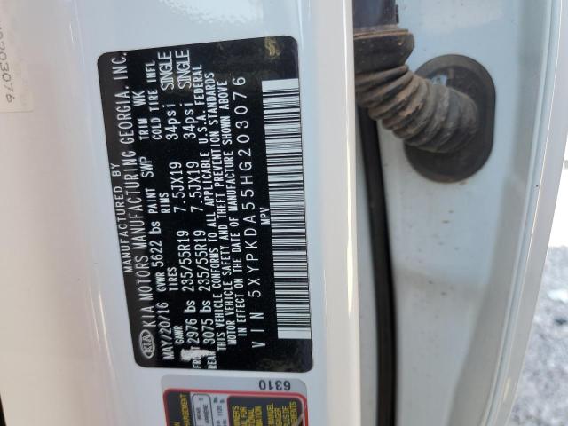 2017 KIA SORENTO SX - 5XYPKDA55HG203076