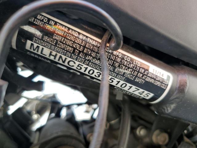 2015 HONDA CBR300 R MLHNC5103F5101745