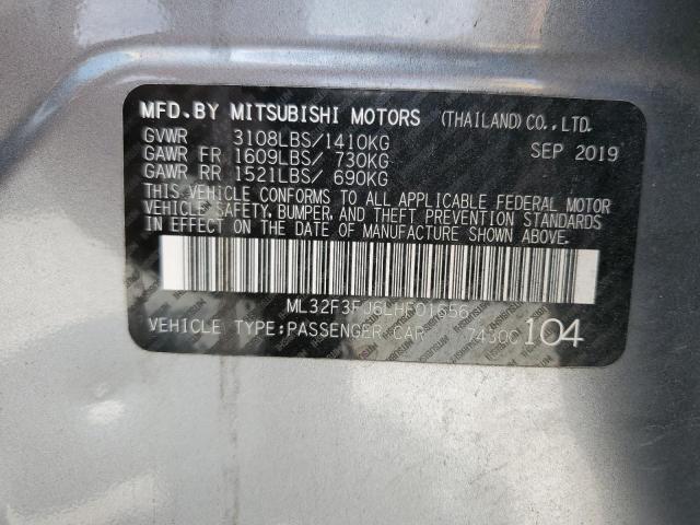 2020 MITSUBISHI MIRAGE G4 - ML32F3FJ6LHF01656