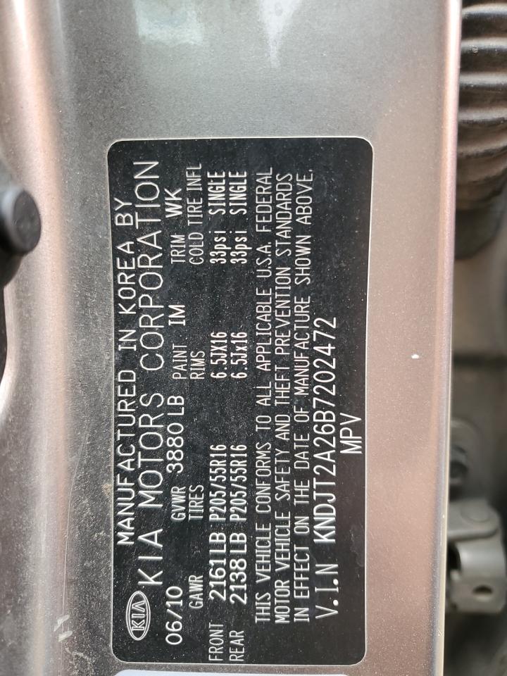 KNDJT2A26B7202472 2011 Kia Soul +