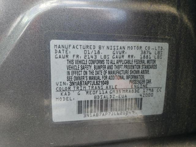 2018 NISSAN SENTRA S - 3N1AB7AP7JL621049