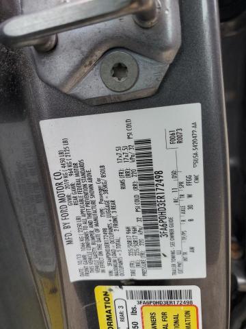 VIN 3FA6P0HD3ER172498 2014 Ford Fusion, SE no.13